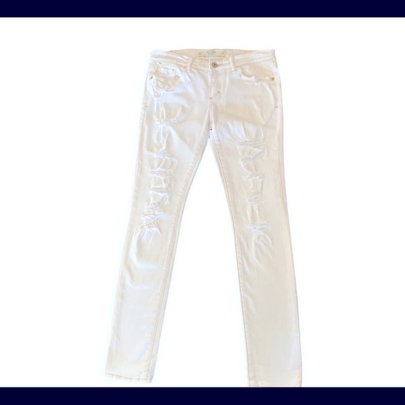 Abercrombie & Fitch Distressed Jeans Sz 2 - Picture 2 of 6